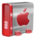 Red Mac HD Icon 128x128 png